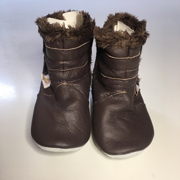 2/$30 Luna Tickle Toes Infant Leather Boots 0-6M - Picture 3 of 10